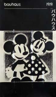 Æ2381 | Bauhaus Mickey & Minnie 1919 - Mixed media artwork from “Heritage Series” collection - by Artist "Æ2381" - EO - (2017/2023) | Catawiki