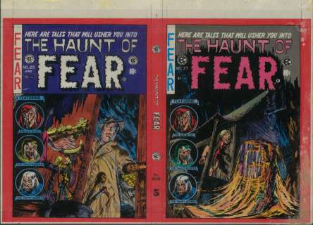 EC Library Production Color Key Guide Cover, The Haunt of Fear No.5 (1980s) | Russ Cochran