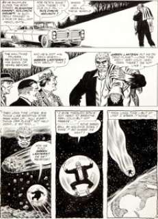 Murphy Anderson Showcase #55 Solomon Grundy and Green Lantern Page 18 Original Art (DC, 1965). The Golden Age -