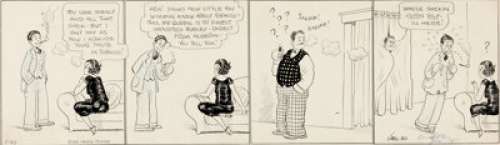 Carl Ed Harold Teen Daily Comic Strip Original Art dated 2-23-24 (Chicago Tribune, 1924). The finest imported -