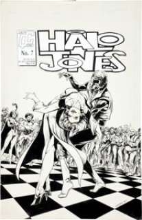 Bart Sears The Ballad of Halo Jones #7 Cover Original Art (Fleetway/Quality, 1987). Halo Jones first appeared in -