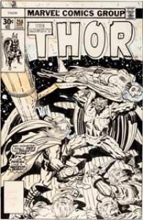 Jack Kirby, Joe Sinnott, and Marie Severin Thor #258 Grey Gargoyle Cover Original Art (Marvel, 1977). The Grey - | Heritage
