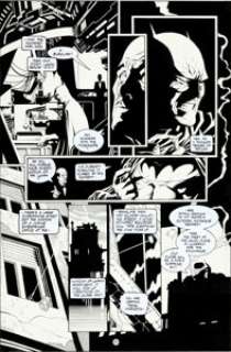 Joe Quesada and Kevin Nowlan Batman: Sword of Azrael Original Art Group (DC, 1993). Nifty collection of six pages -