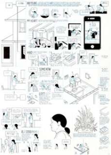 Chris Ware Building Stories "Oak Park Newspaper" Page 19 Original Art (Pantheon, 2011). Chris -