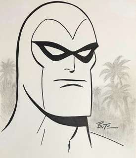 Bruce Timm - 28 X 22 Cm. | The Phantom - Bruce Timm - Phantom Pin-up - Exemplaire unique | Catawiki