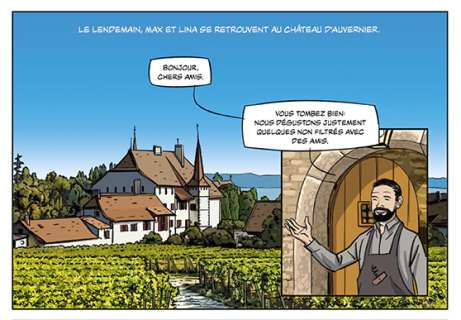 CHRISTIAN MOREILLON _ "Sur la piste du chasselas"_ Tirage page 9 | Galerie Neuf