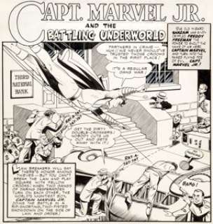 Kurt Schaffenberger Master Comics #121 Complete 14-Page Captain Marvel Jr. Story Original Art (Fawcett, -