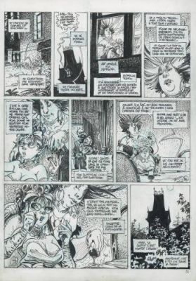 Régis Loisel | La Dernière Maison Juste Avant la Forêt, planche 51 | Galerie 9ème Art