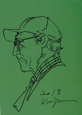 Man in hat by Kim Jung Gi | DiTullio Art Collective