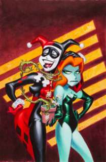Bruce Timm Batman: Harley and Ivy #1 Cover Original Art (DC, 2004). "We‘re bad guys, it‘s what we -