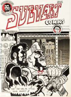 Spain Rodriguez Subvert Comics #1 Cover Original Art (Rip Off Press, 1970). Manuel "Spain" -