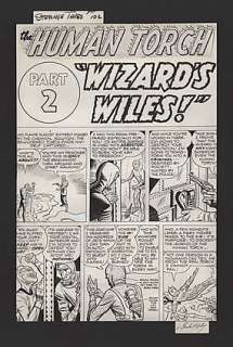 STRANGE TALES Issue #102 Half Splash | ComicConnect