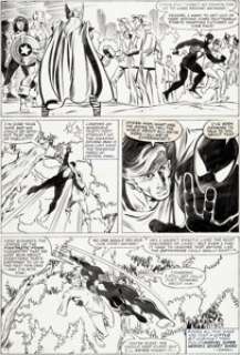 Ron Frenz and Brett Breeding Amazing  Spider-Man #252 Story Page 7 Black Costume Original Art  (Marvel, 1984)....