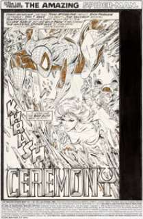 Todd McFarlane Amazing Spider-Man #322 Splash Page 1 Original Art (Marvel, 1989).... | Heritage