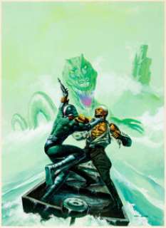 Ken Barr Doc Savage #5 Cover Original Art (Marvel, 1976).... | Heritage