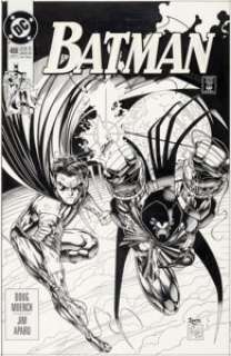 Travis Charest and Ray McCarthy Batman #488 Cover Original Art (DC, 1993)....