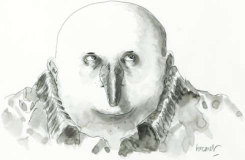 Manu Larcenet Blast T. 2 Polza, regard vers la droite (Dargaud, 2011)....