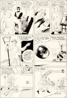 Jack Kirby and Paul Reinman X-Men #1 Story Page 5 Original Art (Marvel, 1963)....