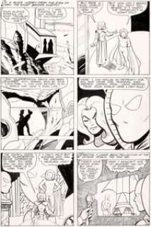 Steve Ditko and Frank McLaughlin Captain Atom #89 Page 2 Original Art (Charlton, 1967). ...