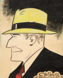  - Chester Gould - Dick Tracy Illustration Original Art (c. 1940-50s)....
