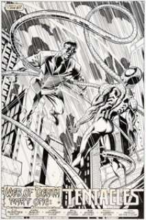  - Mark Bagley and Larry Mahlstedt Amazing Spider-Man #397 Splash Page 1 Original Art (Marvel, 1995)....
