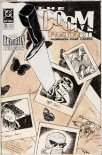  - Richard Case Doom Patrol #23 Cover Original Art (DC, 1989)....