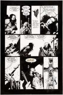  - Mike Mignola and John Nyberg Bram Stoker‘s Dracula #1 Story Page 3 Original Art (Topps, 1992)....