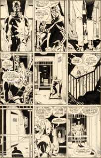  - Dave Gibbons Watchmen #8 Story Page 19 Rorschach and Nite Owl Original Art (DC, 1987)....