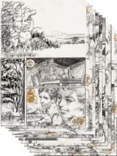 Mike Grell Jon Sable, Freelance #38 Complete 28-Page Story "The Ivory Connection" Original Art (First, 1986).... (Total: 23 Original Art)