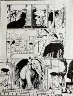 Reculé, Henri | Reculé, Henri - Planche originale + mise en couleur originale - Le Dernier livre de la Jungle T4 - Le Retour - (2007) | Catawiki