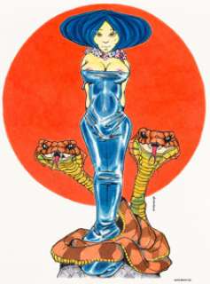 Vaughn Bodé - Cavalier Magazine "Bodé Erotica" #12 Page 3 Original Art (1972).