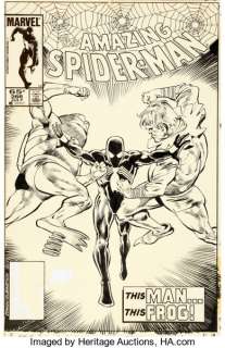 Denys Cowan and Joe Rubinstein Amazing Spider-Man #266 Cover Original Art (Marvel, 1985). From the -