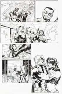 Reilly Brown and Nelson DeCastro Deadpool: The Gauntlet #5 Story Page 10 Original Art (Marvel/Infinite, 2014)....