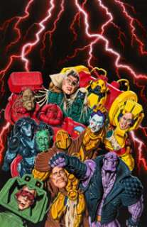 Steve Fastner and Rich Larson ABC Warriors: Khronicles of Khaos #4 Cover Original Art (Fleetway, 1993)....