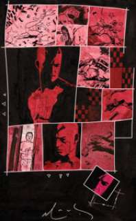 David Mack Daredevil #19 Planche 4 (Marvel Knights, 1998)....