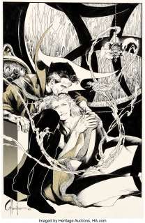 Craig Hamilton Marvel Fanfare #40 Doctor Strange Pin-Up Original Art (1988). This beautifully intricate page -