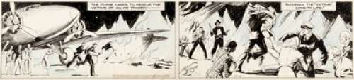 Alex Raymond Secret Agent X-9 Daily Comic Strip Original Art dated 10-11-34 (King Features Syndicate, 1934)....