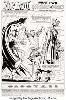 Jim Aparo and Mike DeCarlo - Detective Comics #639 Complete 22-Page Story "The Idiot, Part Two: The Queen of Hearts" Original Art (DC, 1991).