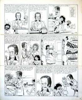 Gotlib, Marcel | RUBRIQUE à BRAC Planche originale à l’encre de chine, issue | Cornette de St Cyr