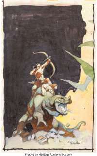 Frank Frazetta | Jongor Fights Back | Heritage