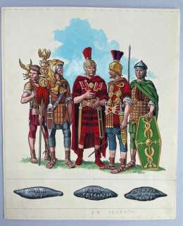Funcken, Fred | Funcken, Fred - Originele tekening - Romeinse soldaten | Catawiki