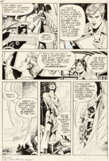 Manning, Russ | Russ Manning Tarzan, In The Land That Time Forgot Graphic Novel Page 5 Original Art (Treasure Hour, 1974).... | Heritage