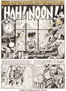 Jack Davis | MAD #9 "Hah! Noon!" Story Page 1 Original Art (EC, 1954).... | Heritage