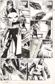 Lee, Jim - Carl Potts and Jim Lee Punisher War Journal #2 Story Page 13 Original Art (Marvel, 1988)....