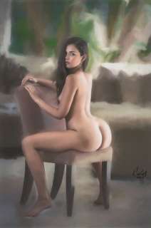 Calas, J.M. | Jean Michel Calas - Dessin original en couleur - So beautiful woman - Format dessin: 21 x 31,4 cm. - (2023) | Catawiki