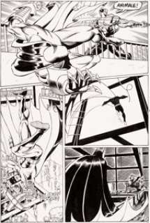 Nolan, Graham - Graham Nolan and Scott Hanna Detective Comics #666 Story Page 18 Original Art (DC, 1993)....