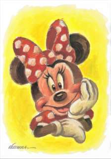 Joan Vizcarra | Minnie Mouse: An Endearing Portrait - Original Painting - Joan Vizcarra - Acrylic Art - Original Artwork | Catawiki
