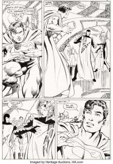 Byrne, John | John Byrne and Dick Giordano The Man of Steel #6 Story Page 8 Original Art (DC, 1986).... | Heritage