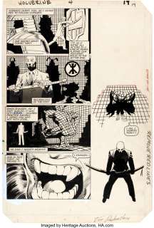 Miller, Frank - Frank Miller and Joe Rubinstein Wolverine #4 Story Page 15 Original Art (Marvel, 1982)....