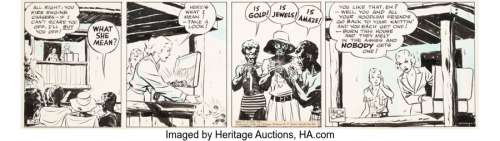 Caniff, Milton | Milton Caniff Terry and the Pirates Daily Comic Strip Original Art dated 7-21-36 (Chicago Tribune-N.Y. News Syndic... | Heritage